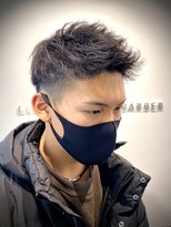 リバティシェアバーバー 銀座(LIBERTY SHARE BARBER)&nbsp;【王道】黒髪ジェットモヒカン