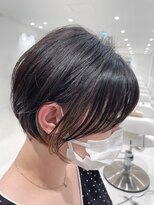 ウル(uru)&nbsp;☆お客様style☆ミニショートボブ　インナーカラー