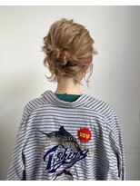 ナップヘアー NAP hair&nbsp;【お呼ばれヘア】お団子くるアレンジ