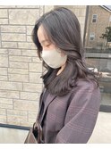 地毛風カラー グレージュ ブラウンカラー