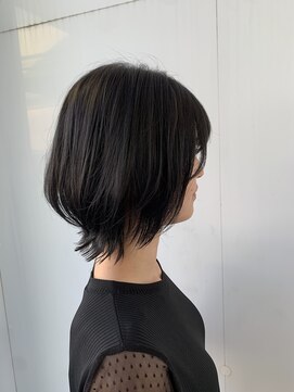 レイフィールド 長嶺店(RAY Field) ブルーベースカラー×レイヤーボブ