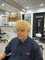 スウェル 船橋店(Swell)&nbsp;ハイライト/マッシュパーマ/束感/波巻き/メンズ1