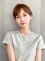 ロンド レグリーズ 立川(Lond leglise)&nbsp;ショート×顔周り×前髪×シルキーベージュ×グレージュカラー