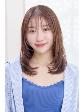 ミチオ ノザワ ヘアサロン ギンザ(Michio Nozawa HAIR SALON Ginza) アッシュ/グレーベージュ/フェイスレイヤー/内巻き/前髪カット☆