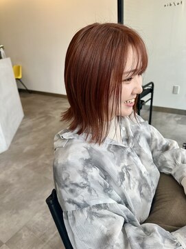 フェーディン(fa/din) ブリーチなしダブルカラーピンクベージュ