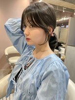 グロー 大宮(GLROW)&nbsp;顔まわりカット　レイヤー　韓国　グレージュ　大宮