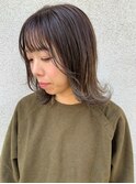 外ハネカール×おしゃ毛先ハイトーン