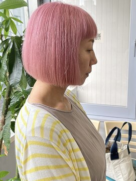 コード 四条河原町駅店(CHORD) ペールピンク/ブリーチ/京都三条河原町/髪質改善