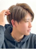 トランクスヘアセンターパートニュアンスパーマ韓国カルマパーマ