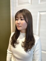 アミリアバイザザ(amiliea by ZA/ZA)&nbsp;トレンドレイヤーカット×柔らかベージュカラー