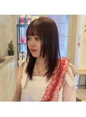 【Lomalia渋谷】似合わせカットメルティカラーフェミニンロング