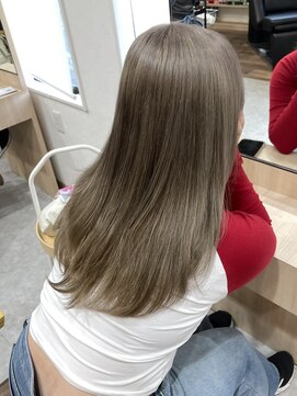 カラースタンド(COLOR STAND) ミルクティーベージュハイトーンダブルカラーブリーチ佐賀