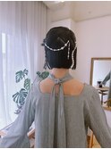 ボブねじりアレンジ＊