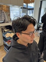 アメラボ 平針店(AmeLab)&nbsp;【ショートニュアンスパーマ】山本凌也　平針　メンズパーマ