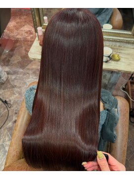 エヌトゥーナ 表参道(Ntuna) チェリーレッドブラウン×髪質改善