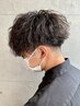 【新規限定　平日】男性限定カット＋パーマ＋マイクロバブル　￥10000→￥7980