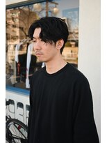 フォーコーナーズカットショップフェイビーズ 名古屋西(FourCornersCutShop favey's)&nbsp;大人男子ウェーブセンターパート