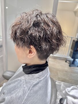 ブロッサム 保谷(Blossom) 大人かわいい小顔ショートパーマ抜け感アッシュブラウン