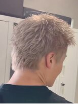 ベースヘアーデザイン(BASE HAIR DESIGN)&nbsp;メンズ　ホワイトブロンド　宇都宮