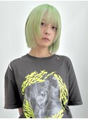 【ボブ】ミントカラー