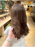 【篠原】透明感セピアベージュ/艶髪/巻き髪
