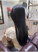 黒髪ロング