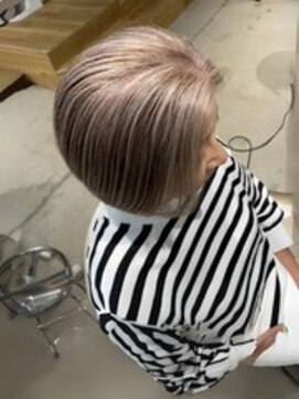 サンタフェ 柳津店(Santa'Fe) Santa'Fe式脱白髪染め白髪ぼかしカラー[ビフォーアフター]