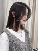 韓国レイヤーカット/ブリーチ/レイヤーカット/ハッシュカット