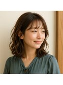 ミディアムレイヤーデジタルパーマ　20代 30代 40代 50代 60代