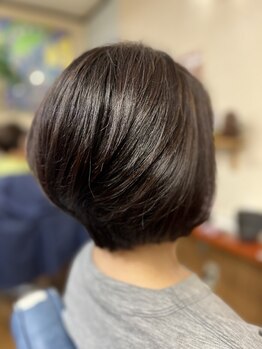 骨格に合わせたカットで手入れしやすい美フォルムを実現！セットも簡単な理想のショートへ☆