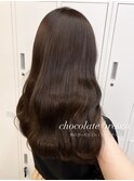 チョコレートブラウン＊艶カラー/髪質改善