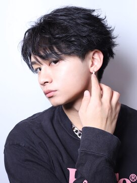 リップス 千葉annex(LIPPS) センターパート フェザーパーマ