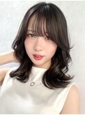 【miyon】韓国レイヤーカット×暗髪カラー×髪質改善