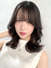 ミヨン 熊本店(miyon)&nbsp;【miyon】韓国レイヤーカット×暗髪カラー×髪質改善