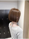 前下がりナチュラルボブ　　大関