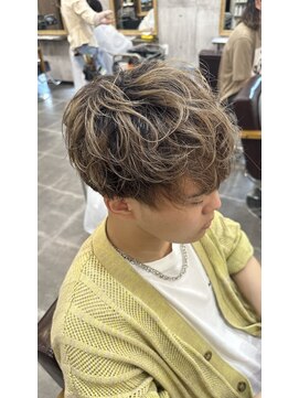 アムレヘアーエタ(amule hair eta) 【amule hair eta】メンズハイライト　ブリーチ