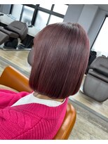 リシャルム 新保店(Re charme) 【艶感】ピンクベージュボブ