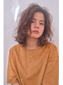 【IMAGINE】かきあげバングのミディアムレイヤー