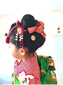 日本髪　アップスタイル