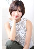 ショートボブ縮毛矯正ワンカールボブ