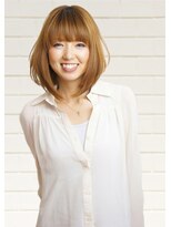 アドラーブル 女池店(adorable) 無造作なヘルシーレイヤー前下がりのボブ☆