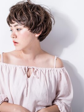 カバーヘア ブリス 上尾西口店(COVER HAIR bliss) ローライト♪ふわくしゅくせ毛風小顔マッシュv上尾20代30代40代