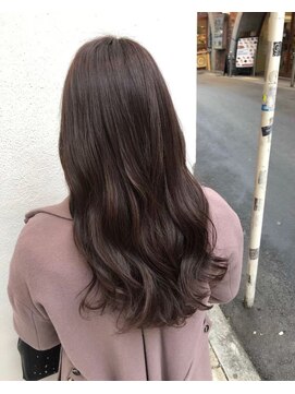 モルニ(MORNI) マロンブラウン_マロンベージュ Aラインボブ かきあげ