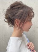 #ドレスヘア#かきあげロング#韓国風ヘアアレンジ#ショコラ