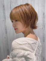 リアイス(Re:ICE)&nbsp;ミニウルフ/くすみブルー/流れるレイヤー/インナーハイライト