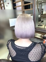 ヘアークリアー 獨協大学前店 ボブカット×シルバーカラー