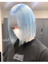 ベレーザ 渋谷(BELEZA)&nbsp;1633ネオンカラーターコイズブルーインディゴハイトーンカラー