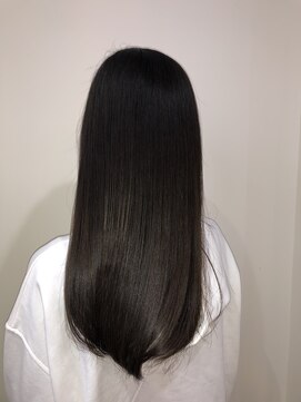 キュア 表参道(CURE) 黒髪/グレージュカラー/ココアベージュ/ヘルシーロング[表参道]