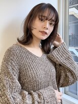外ハネ_丸み_グレージュ_エフォートレス_髪質改善/20代30代40代