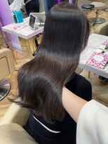 momo しっかり暗め！だけど透明感！オリーブグレー☆